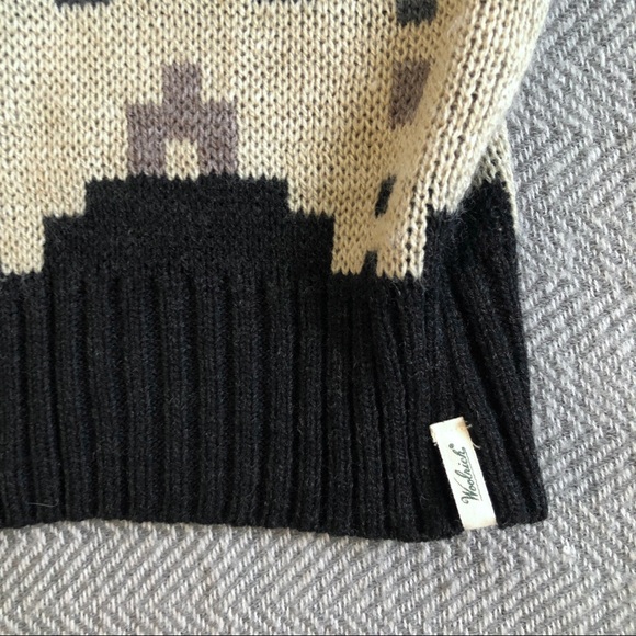 Woolrich Harvest Cardigan Sweater Jacquard Pattern - Picture 7 of 10